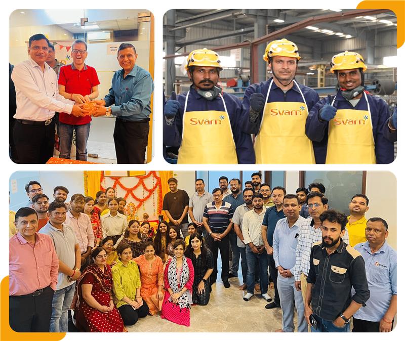 Team working at Svarn Group